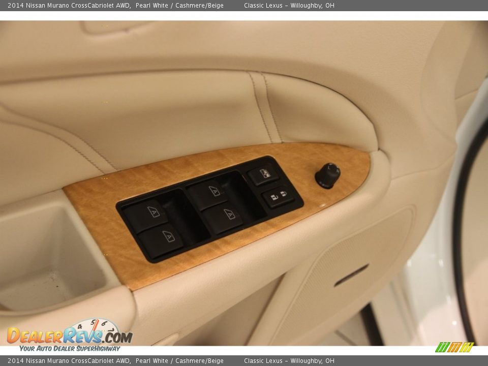 2014 Nissan Murano CrossCabriolet AWD Pearl White / Cashmere/Beige Photo #6