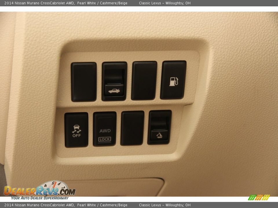 2014 Nissan Murano CrossCabriolet AWD Pearl White / Cashmere/Beige Photo #7
