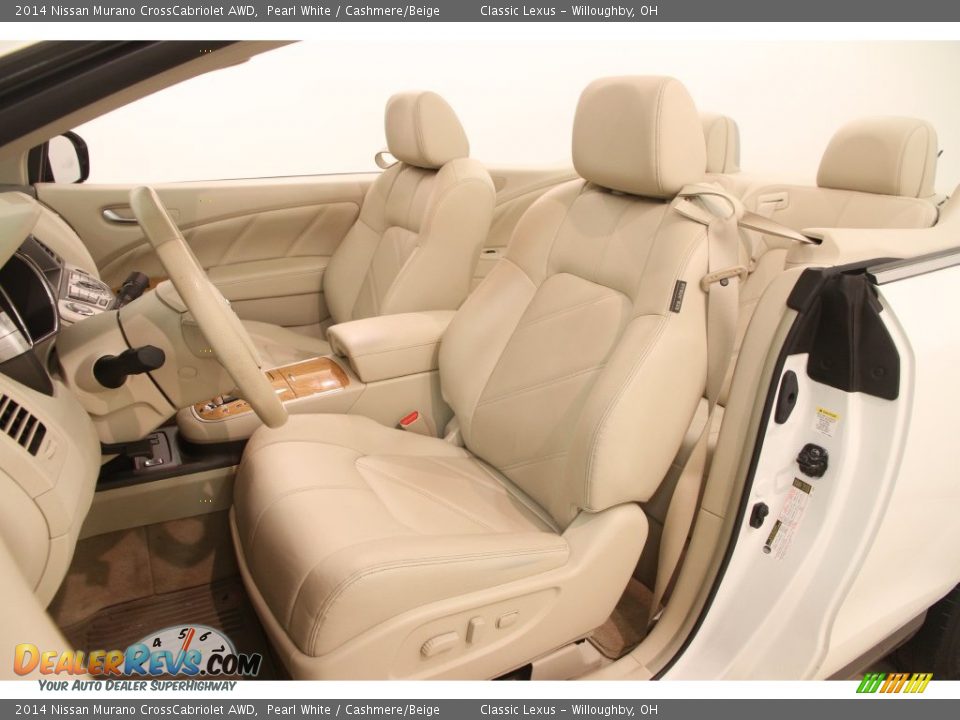 Cashmere/Beige Interior - 2014 Nissan Murano CrossCabriolet AWD Photo #9