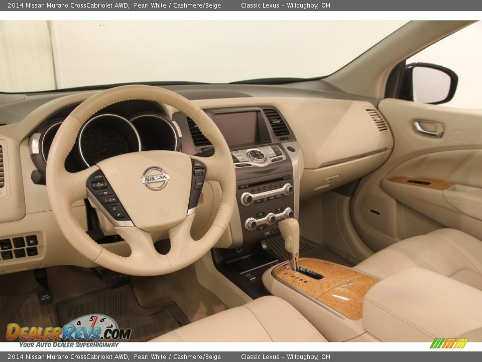 Cashmere/Beige Interior - 2014 Nissan Murano CrossCabriolet AWD Photo #10