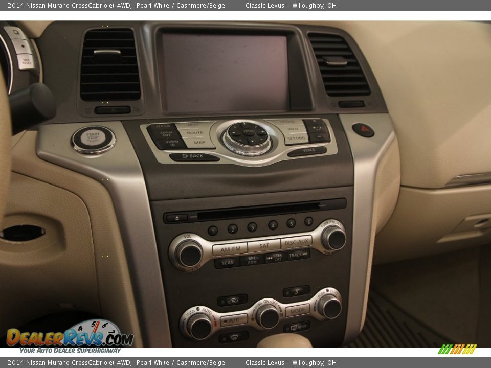 2014 Nissan Murano CrossCabriolet AWD Pearl White / Cashmere/Beige Photo #12