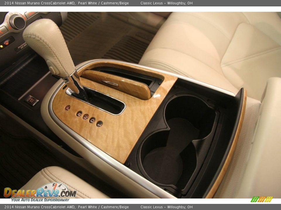 2014 Nissan Murano CrossCabriolet AWD Pearl White / Cashmere/Beige Photo #19
