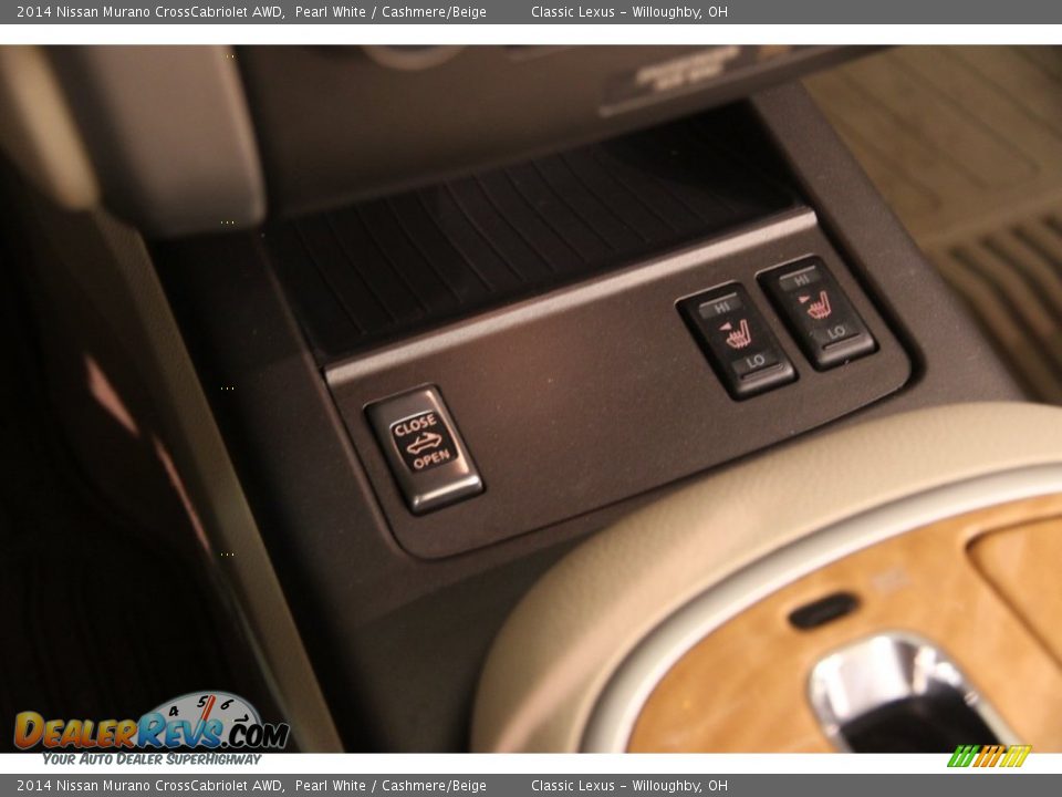2014 Nissan Murano CrossCabriolet AWD Pearl White / Cashmere/Beige Photo #20