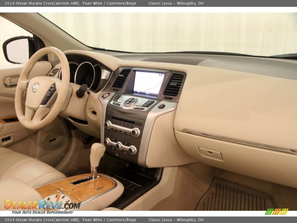 2014 Nissan Murano CrossCabriolet AWD Pearl White / Cashmere/Beige Photo #21