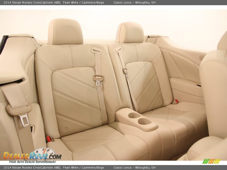Rear Seat of 2014 Nissan Murano CrossCabriolet AWD Photo #23