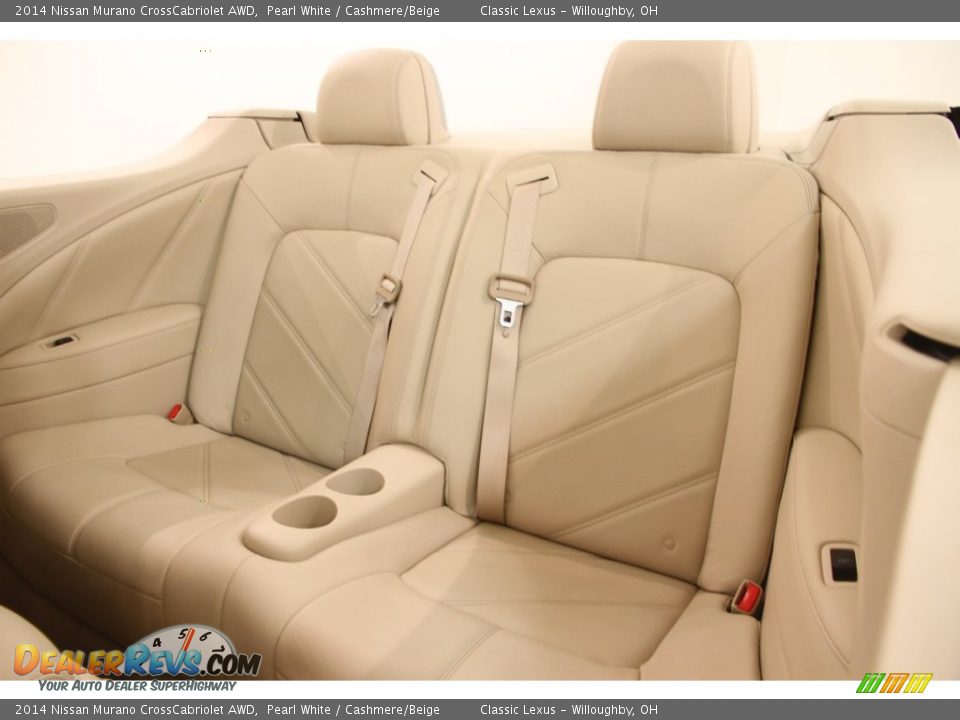 Rear Seat of 2014 Nissan Murano CrossCabriolet AWD Photo #24