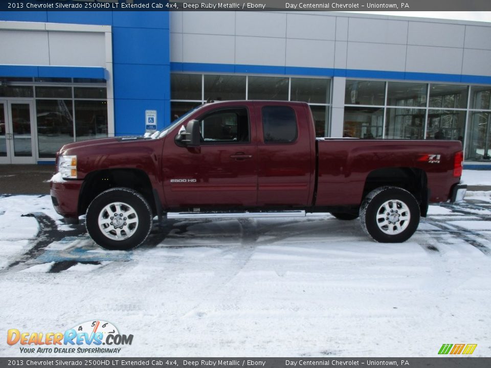2013 Chevrolet Silverado 2500HD LT Extended Cab 4x4 Deep Ruby Metallic / Ebony Photo #2