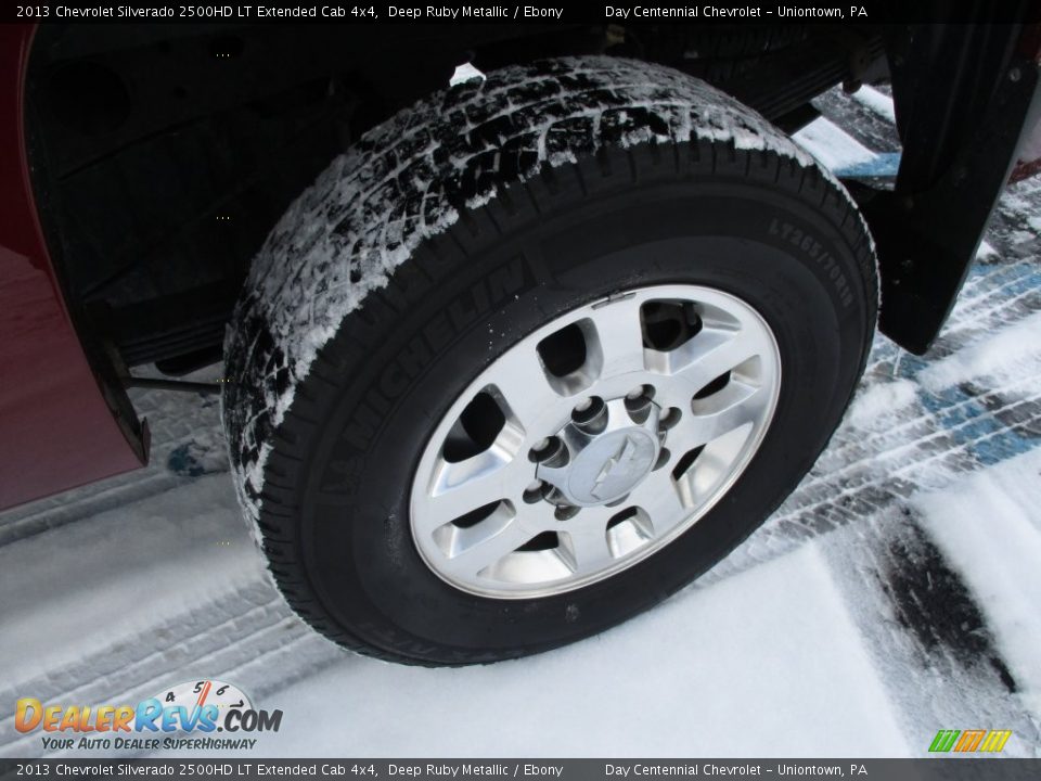 2013 Chevrolet Silverado 2500HD LT Extended Cab 4x4 Deep Ruby Metallic / Ebony Photo #3