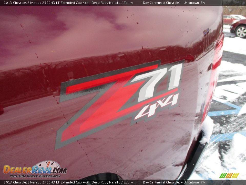 2013 Chevrolet Silverado 2500HD LT Extended Cab 4x4 Deep Ruby Metallic / Ebony Photo #4