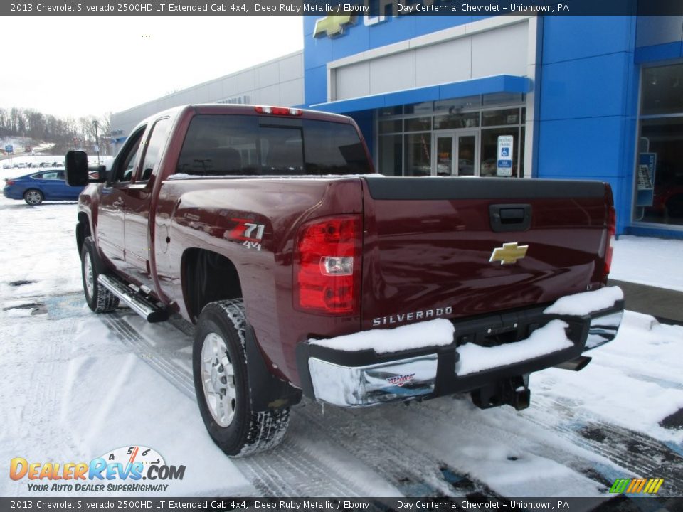 2013 Chevrolet Silverado 2500HD LT Extended Cab 4x4 Deep Ruby Metallic / Ebony Photo #5
