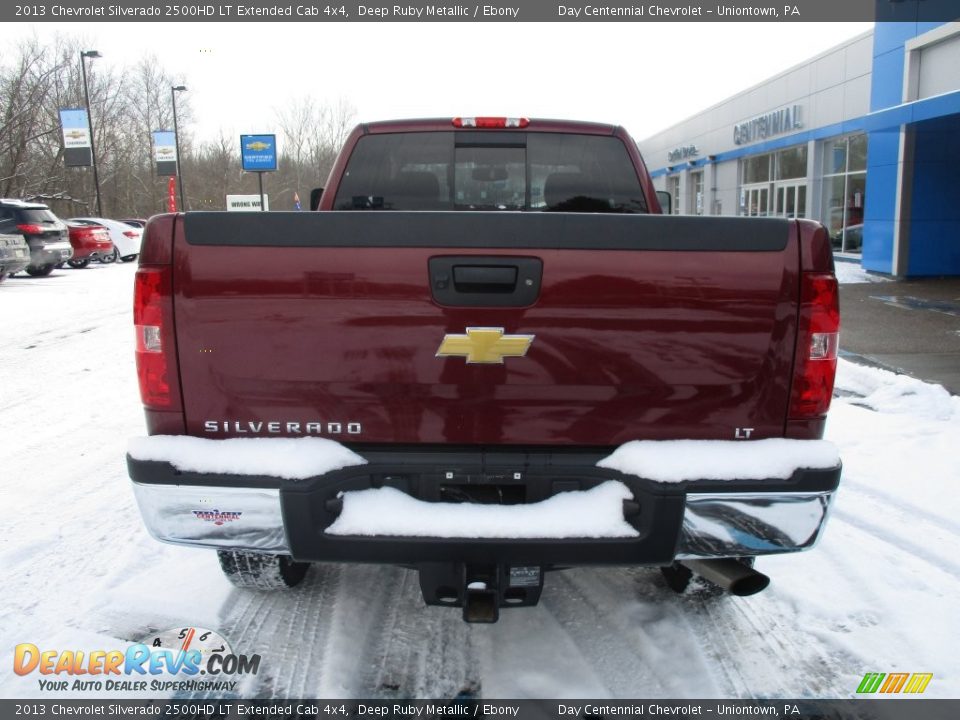 2013 Chevrolet Silverado 2500HD LT Extended Cab 4x4 Deep Ruby Metallic / Ebony Photo #6