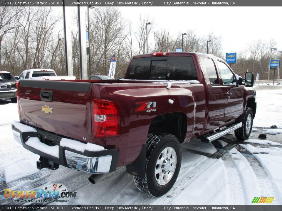 2013 Chevrolet Silverado 2500HD LT Extended Cab 4x4 Deep Ruby Metallic / Ebony Photo #10