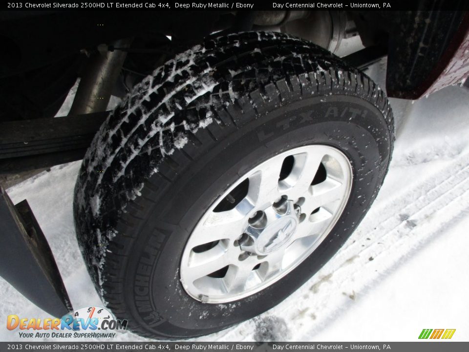 2013 Chevrolet Silverado 2500HD LT Extended Cab 4x4 Deep Ruby Metallic / Ebony Photo #11