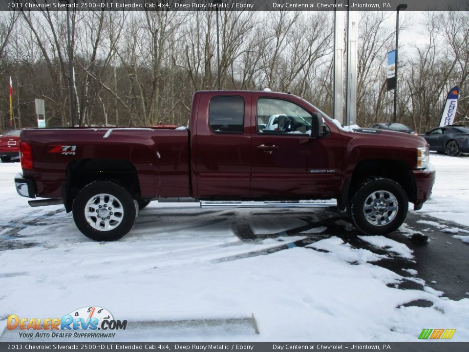 2013 Chevrolet Silverado 2500HD LT Extended Cab 4x4 Deep Ruby Metallic / Ebony Photo #12