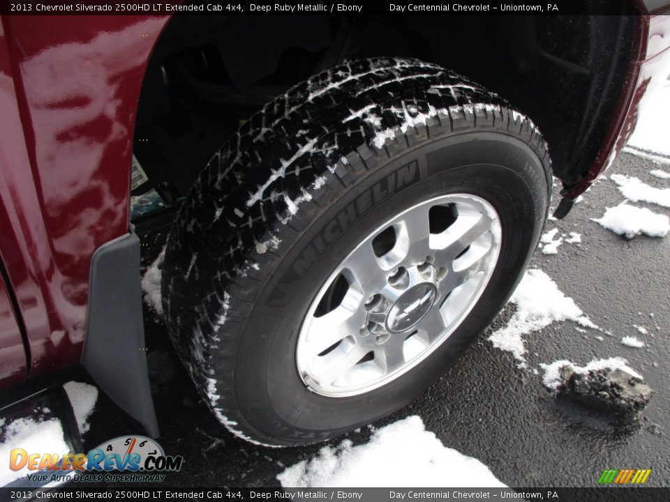 2013 Chevrolet Silverado 2500HD LT Extended Cab 4x4 Deep Ruby Metallic / Ebony Photo #15