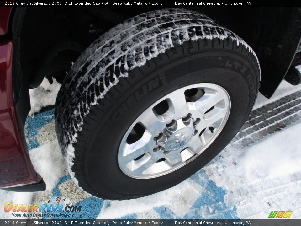 2013 Chevrolet Silverado 2500HD LT Extended Cab 4x4 Deep Ruby Metallic / Ebony Photo #19