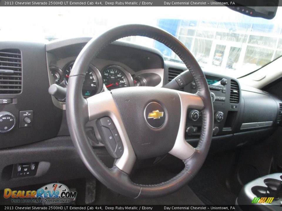 2013 Chevrolet Silverado 2500HD LT Extended Cab 4x4 Deep Ruby Metallic / Ebony Photo #30