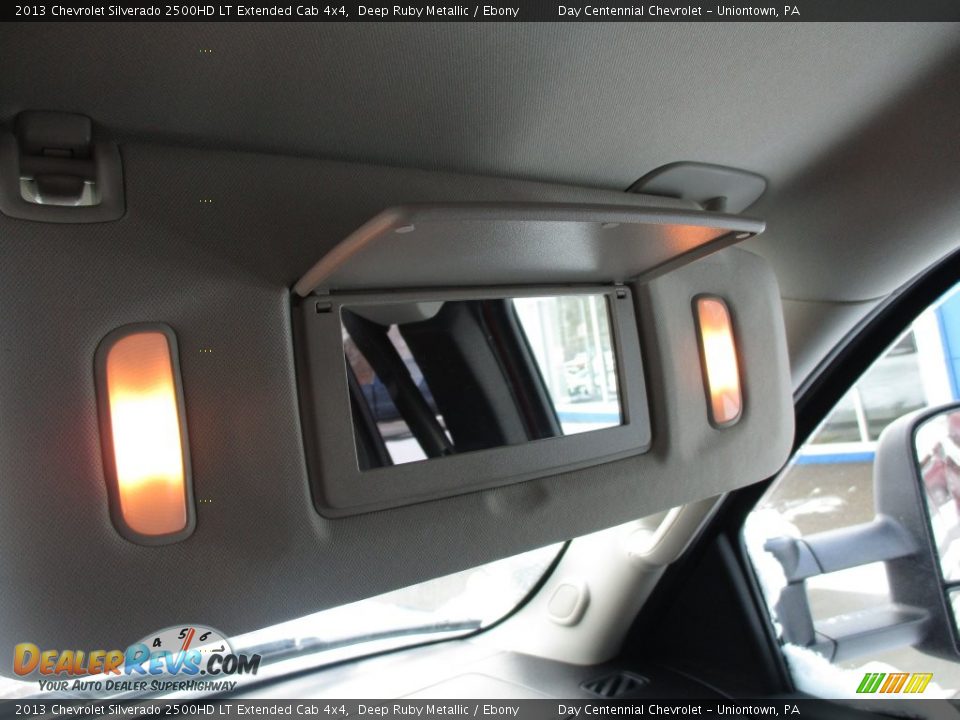 2013 Chevrolet Silverado 2500HD LT Extended Cab 4x4 Deep Ruby Metallic / Ebony Photo #35