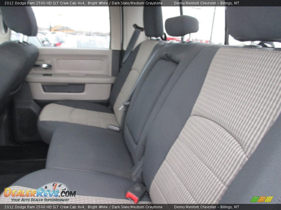 2012 Dodge Ram 2500 HD SLT Crew Cab 4x4 Bright White / Dark Slate/Medium Graystone Photo #9