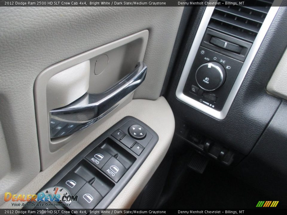 2012 Dodge Ram 2500 HD SLT Crew Cab 4x4 Bright White / Dark Slate/Medium Graystone Photo #15