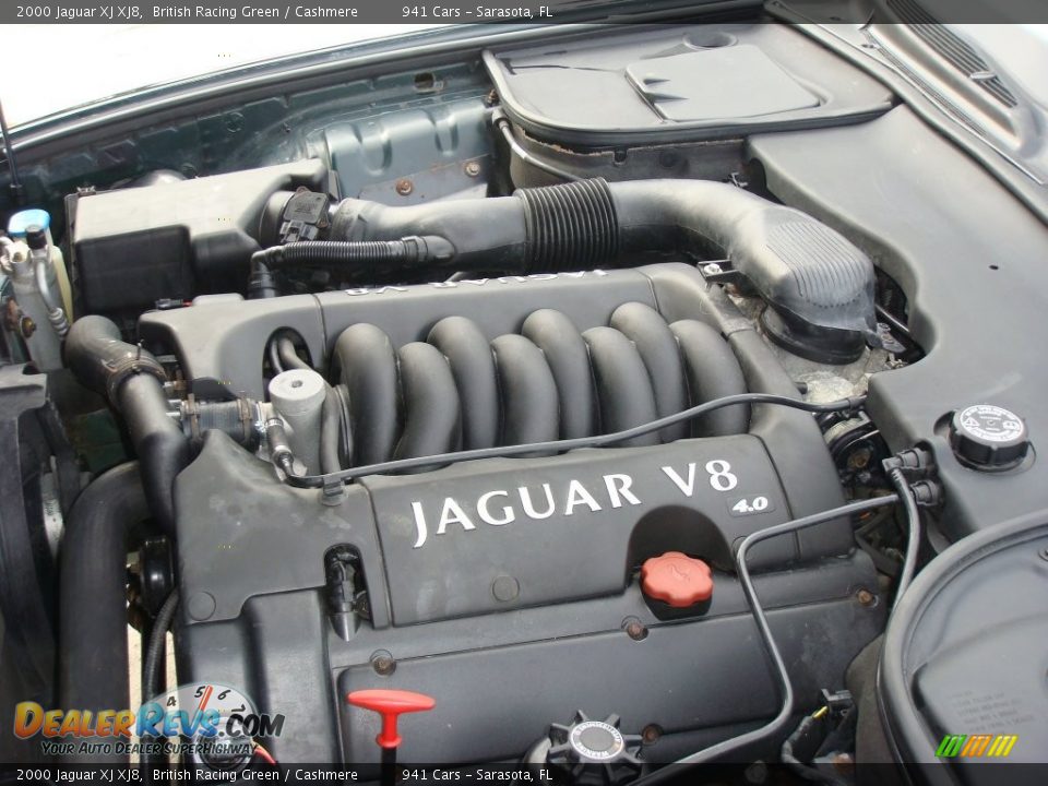 2000 Jaguar XJ XJ8 British Racing Green / Cashmere Photo #27