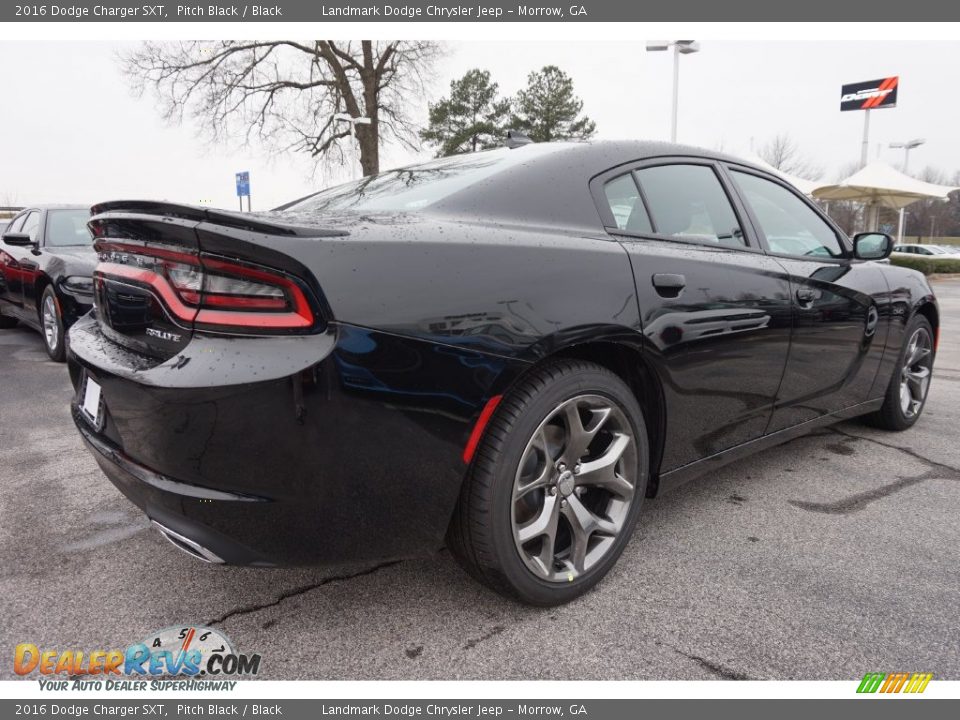 2016 Dodge Charger SXT Pitch Black / Black Photo #3