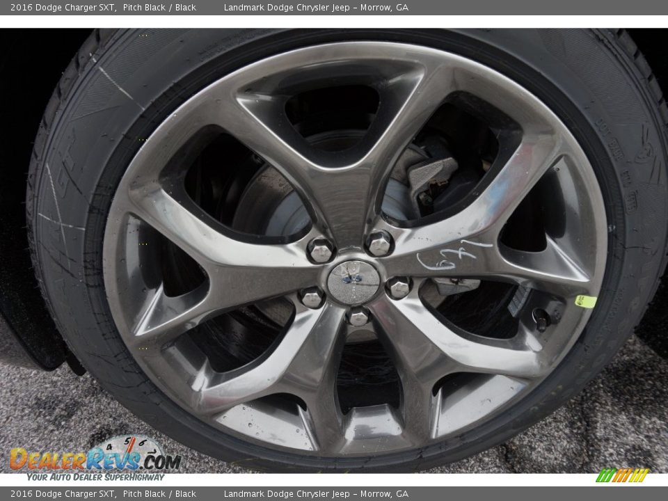 2016 Dodge Charger SXT Pitch Black / Black Photo #5