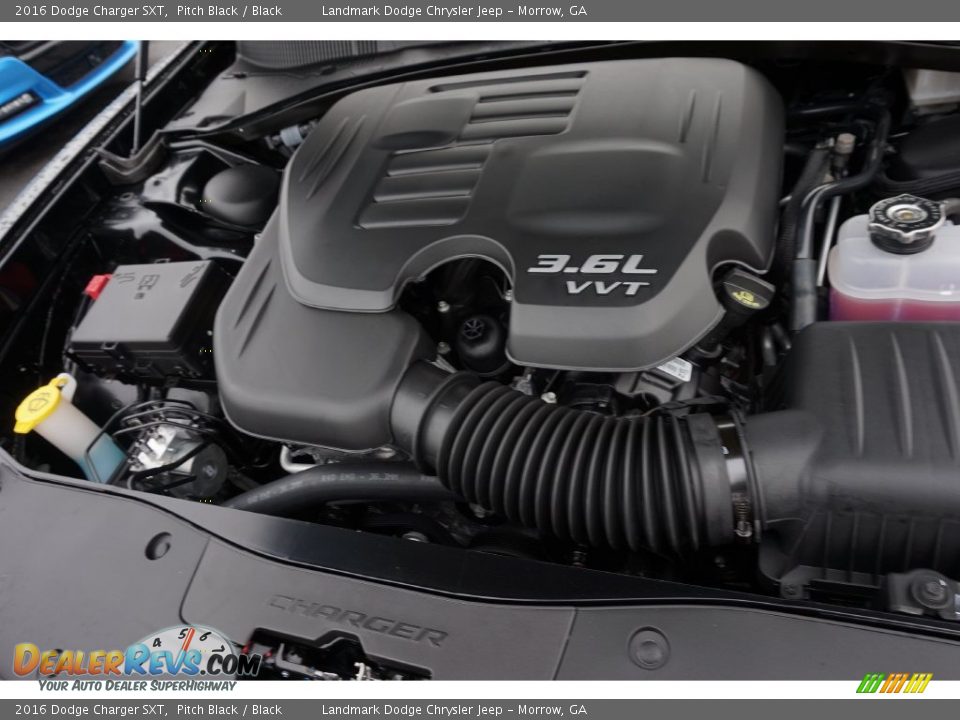 2016 Dodge Charger SXT Pitch Black / Black Photo #9