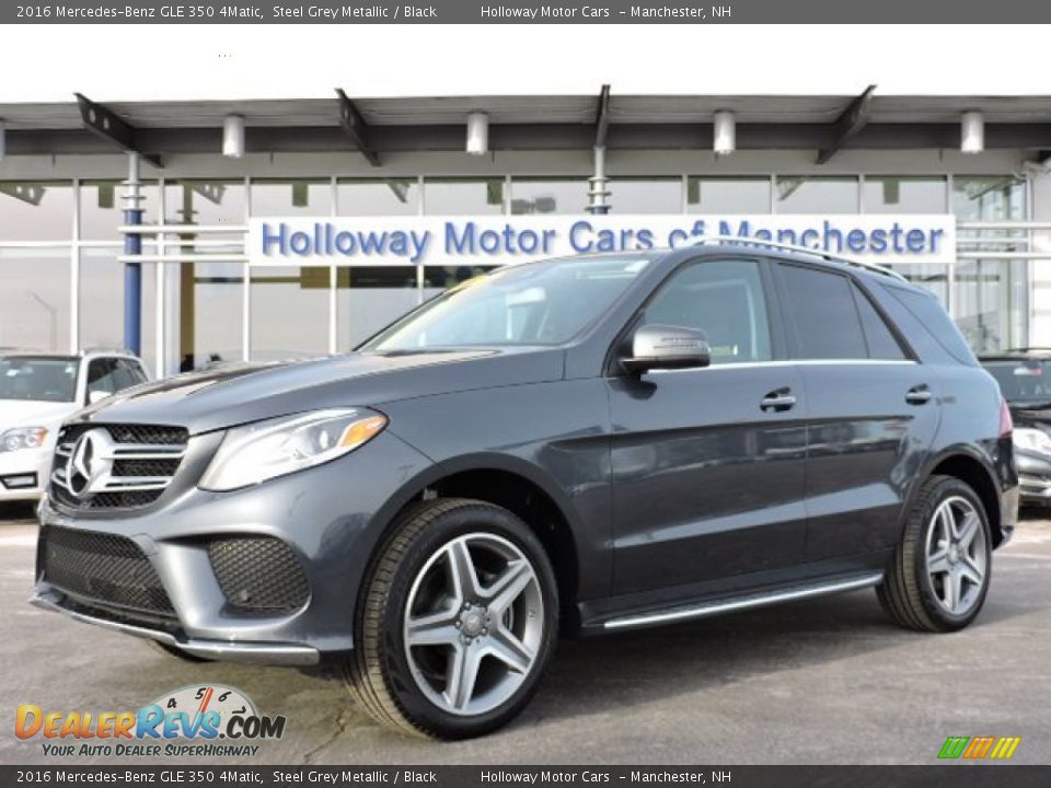 2016 Mercedes-Benz GLE 350 4Matic Steel Grey Metallic / Black Photo #1