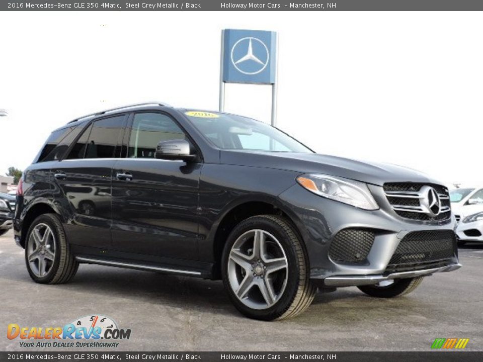 2016 Mercedes-Benz GLE 350 4Matic Steel Grey Metallic / Black Photo #2