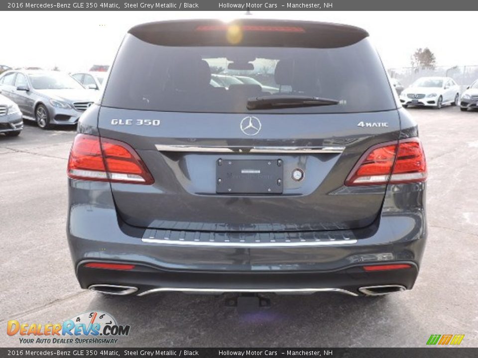 2016 Mercedes-Benz GLE 350 4Matic Steel Grey Metallic / Black Photo #3
