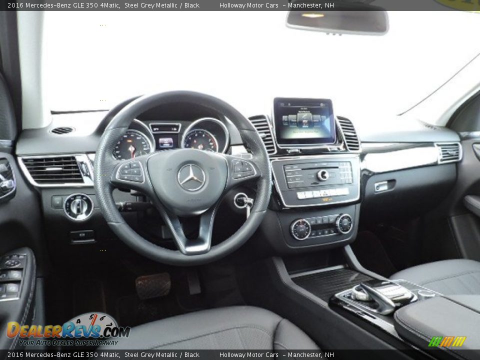 2016 Mercedes-Benz GLE 350 4Matic Steel Grey Metallic / Black Photo #7