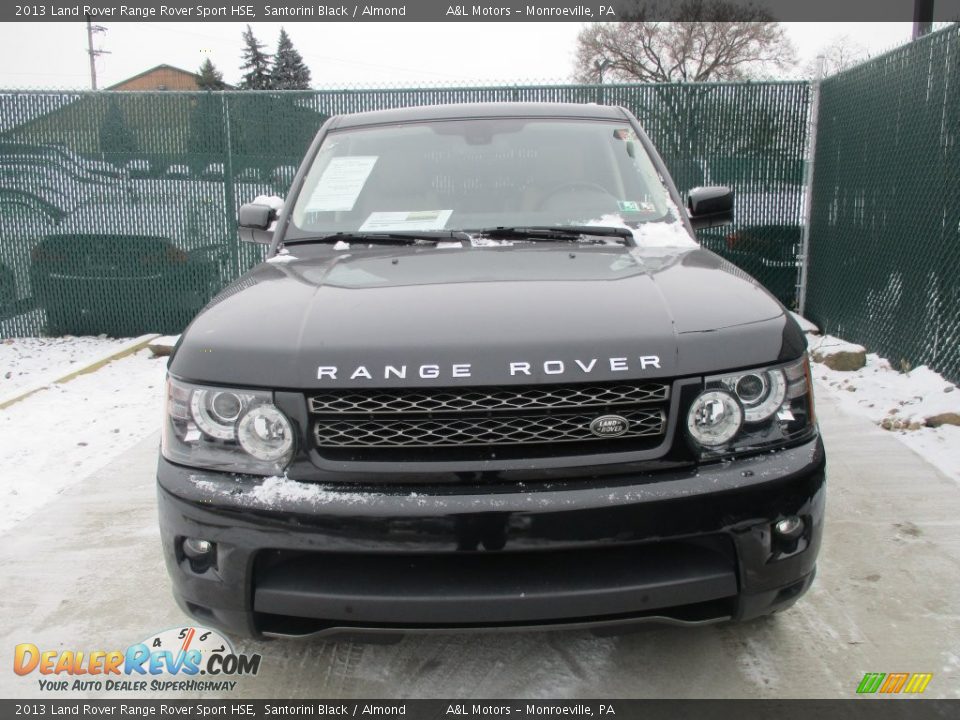 2013 Land Rover Range Rover Sport HSE Santorini Black / Almond Photo #6