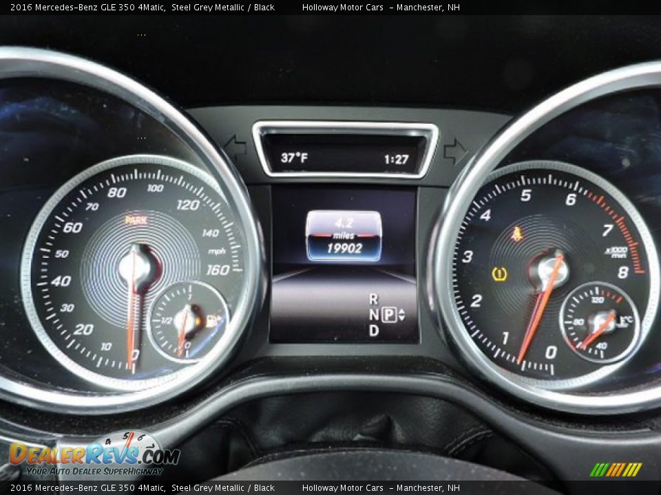 2016 Mercedes-Benz GLE 350 4Matic Steel Grey Metallic / Black Photo #13