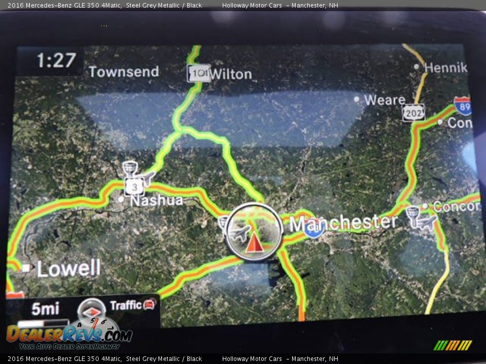 2016 Mercedes-Benz GLE 350 4Matic Steel Grey Metallic / Black Photo #17