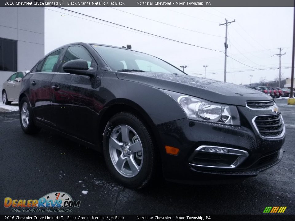 2016 Chevrolet Cruze Limited LT Black Granite Metallic / Jet Black Photo #3
