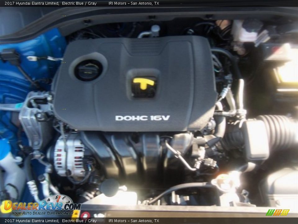 2017 Hyundai Elantra Limited 2.0 Liter DOHC 16-Valve D-CVVT 4 Cylinder Engine Photo #7