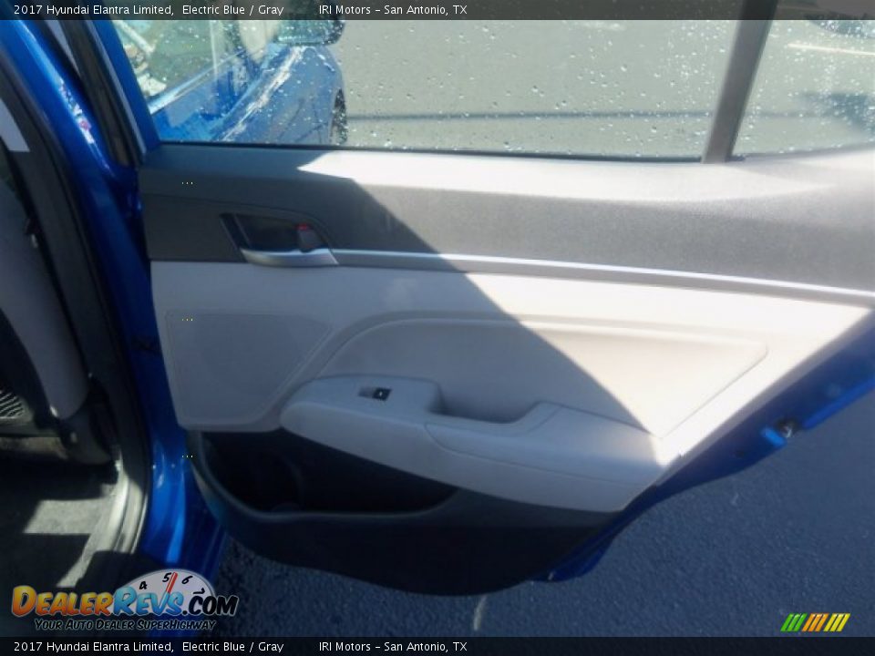 2017 Hyundai Elantra Limited Electric Blue / Gray Photo #15