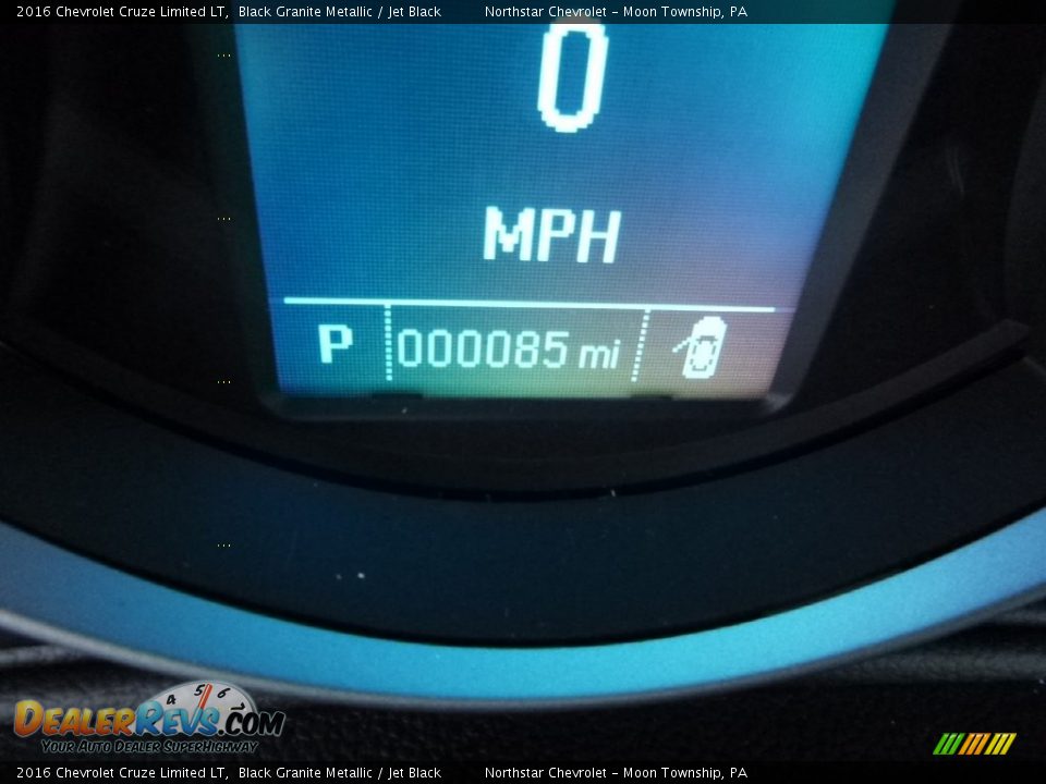 2016 Chevrolet Cruze Limited LT Black Granite Metallic / Jet Black Photo #20