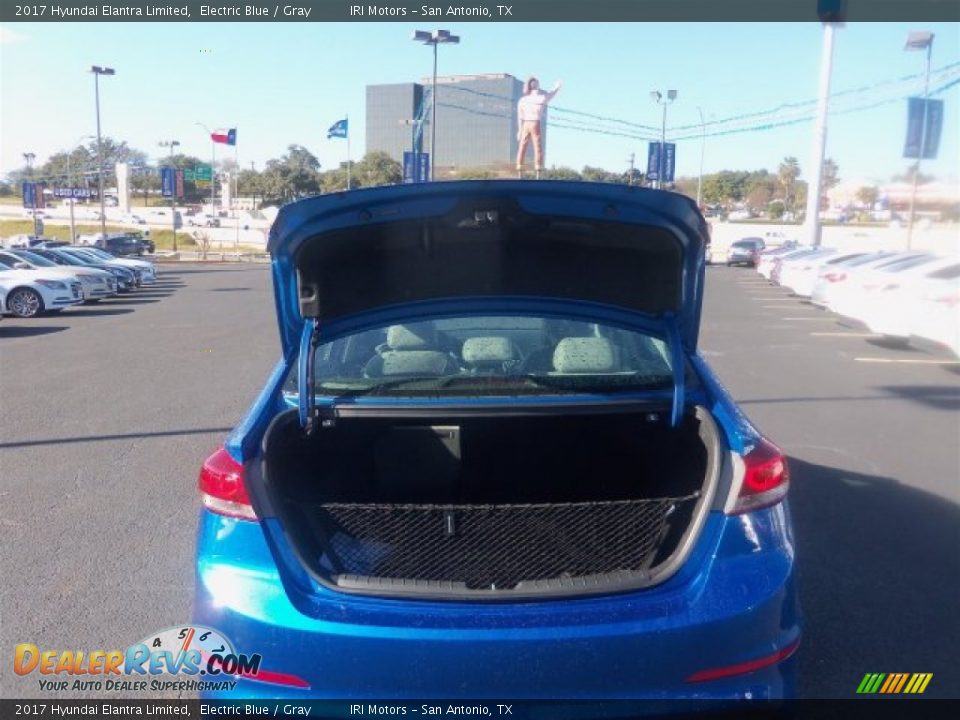 2017 Hyundai Elantra Limited Electric Blue / Gray Photo #18