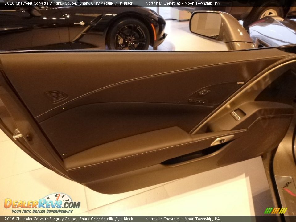 2016 Chevrolet Corvette Stingray Coupe Shark Gray Metallic / Jet Black Photo #13