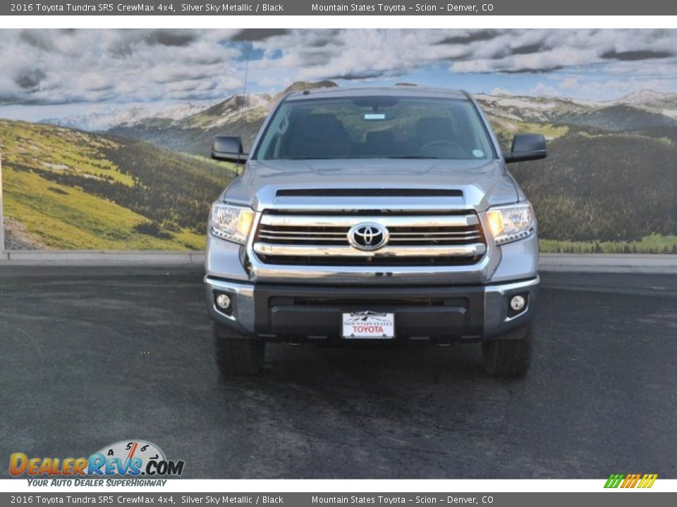 2016 Toyota Tundra SR5 CrewMax 4x4 Silver Sky Metallic / Black Photo #2