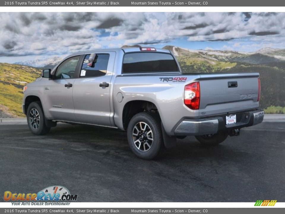 2016 Toyota Tundra SR5 CrewMax 4x4 Silver Sky Metallic / Black Photo #3
