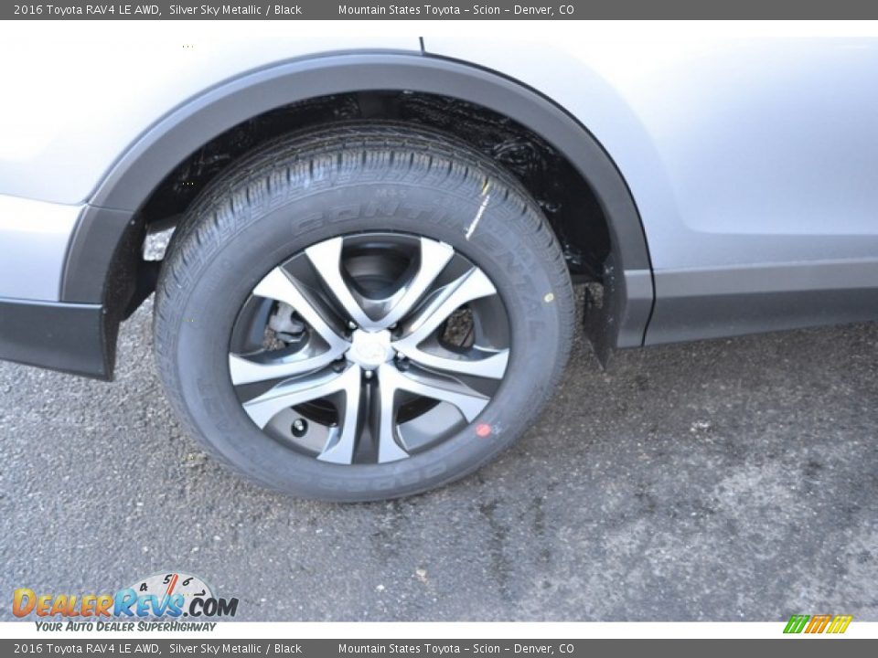 2016 Toyota RAV4 LE AWD Silver Sky Metallic / Black Photo #9
