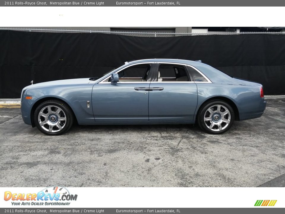 2011 Rolls-Royce Ghost Metropolitan Blue / Creme Light Photo #3