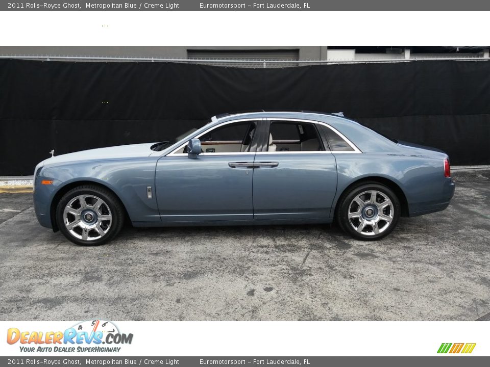 2011 Rolls-Royce Ghost Metropolitan Blue / Creme Light Photo #4
