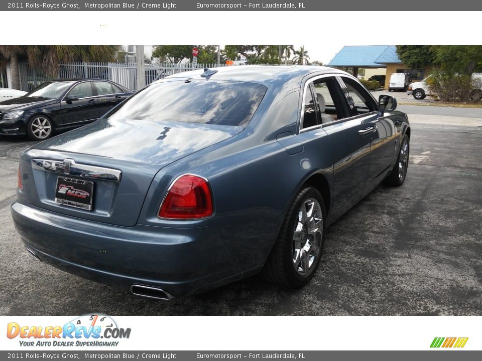 2011 Rolls-Royce Ghost Metropolitan Blue / Creme Light Photo #7