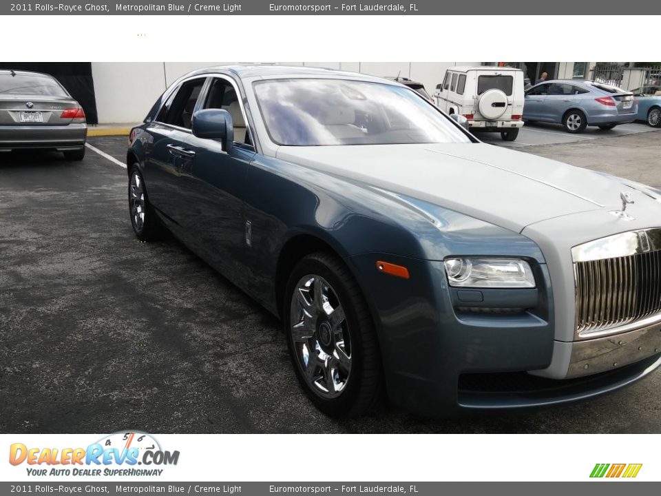 2011 Rolls-Royce Ghost Metropolitan Blue / Creme Light Photo #8