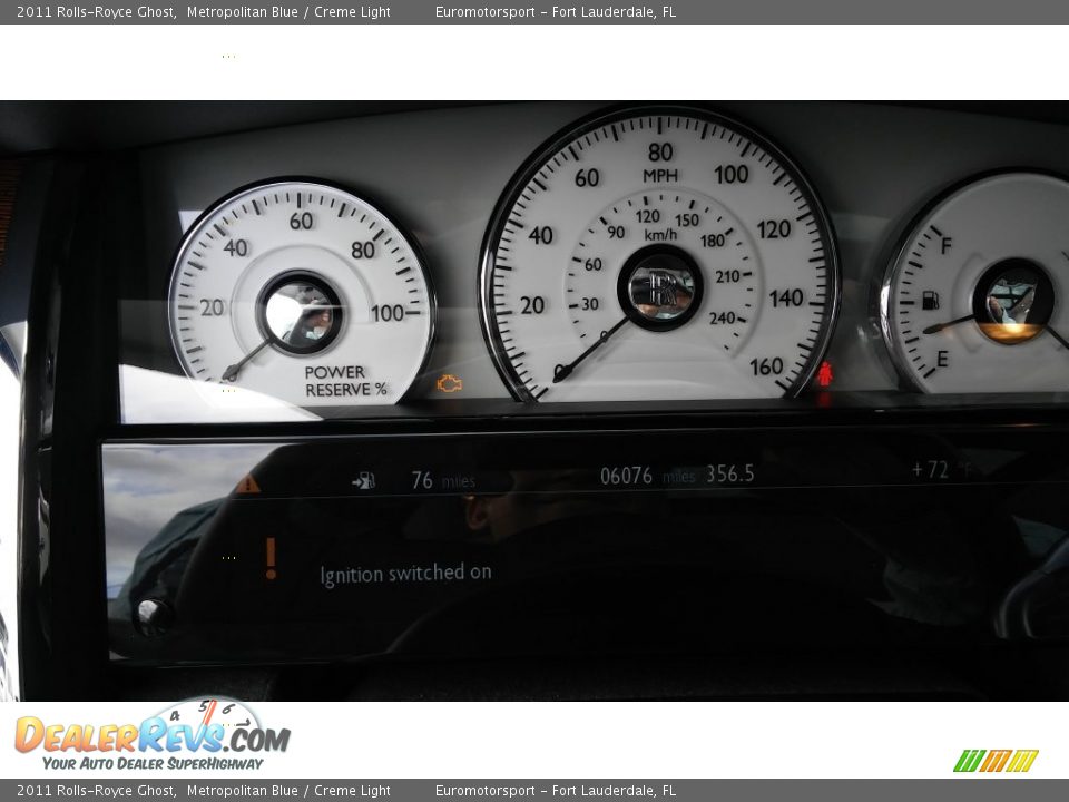 2011 Rolls-Royce Ghost Metropolitan Blue / Creme Light Photo #13