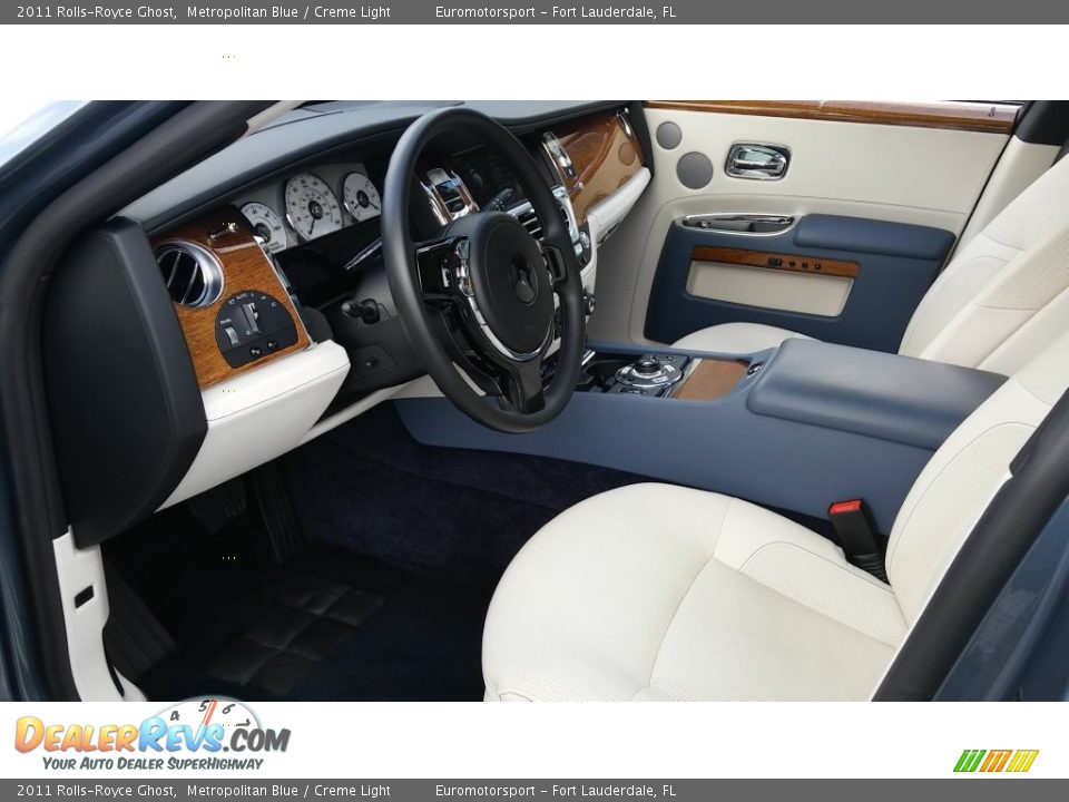 2011 Rolls-Royce Ghost Metropolitan Blue / Creme Light Photo #15